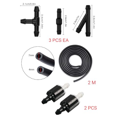 Click&Fit Windshield Washer Nozzles 2PCS replacement for Cadillac CTS 2008-2015, Chrysler 300, Dodge Charger 2011-2018, Dodge Challenger, Mercury Milan 2008–2011 - Image 3
