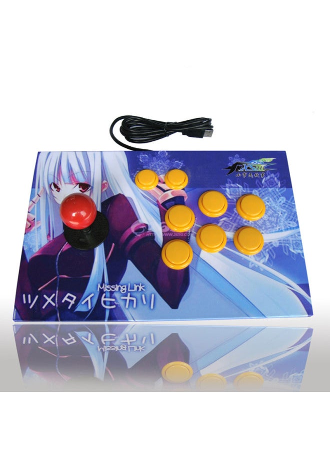 General Rocker Tilt Arcade Rocker USB No Delay Street Fighter Computer Gamepad-Product Color:02 Six-key Sketch  - Image 2