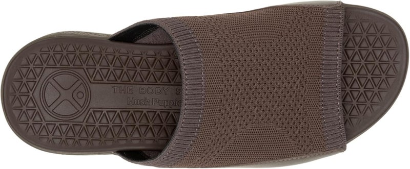 Hush Puppies صنادل سلايد بني قابلة للسحب - Image 4