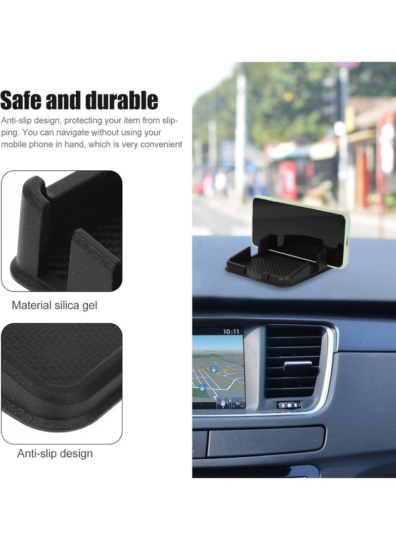 Relex Car Dashboard Mat and Dashboard Phone Holder - Anti-Slip Silicone Grip Pad for Cell Phone, Keys, Sunglasses - Universal Non-Slip Car Pad and Organizer Tray for Interior - Image 2