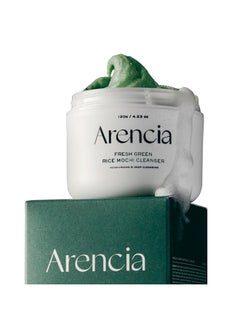 arencia Arencia Korean Rice Mochi Face Cleanser - Face Mask, Foaming Cleanser, Gentle Scrub All in One - Deep Cleansing, Moisturizing, Pore Minimizing, Removing Blackhead- with Rice Water & Green Tea, Mugwort  - Image 1