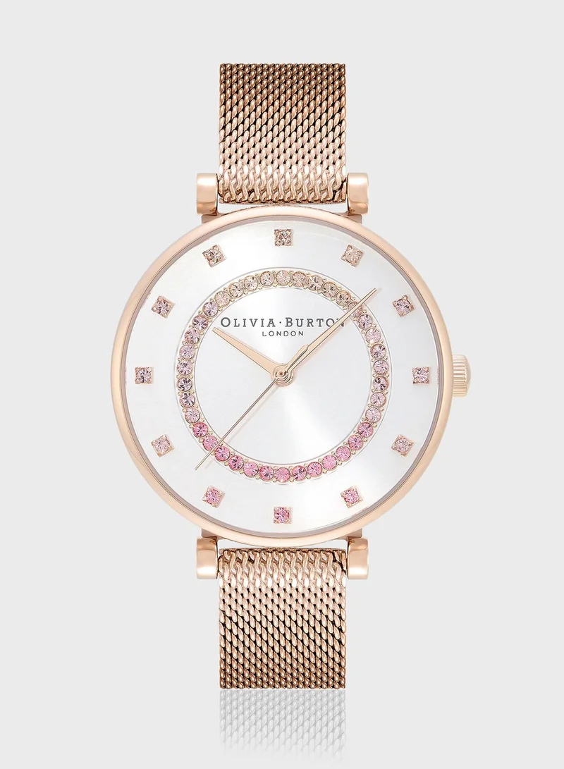 OLIVIA BURTON Belgrave Mesh Strap Analog Watch