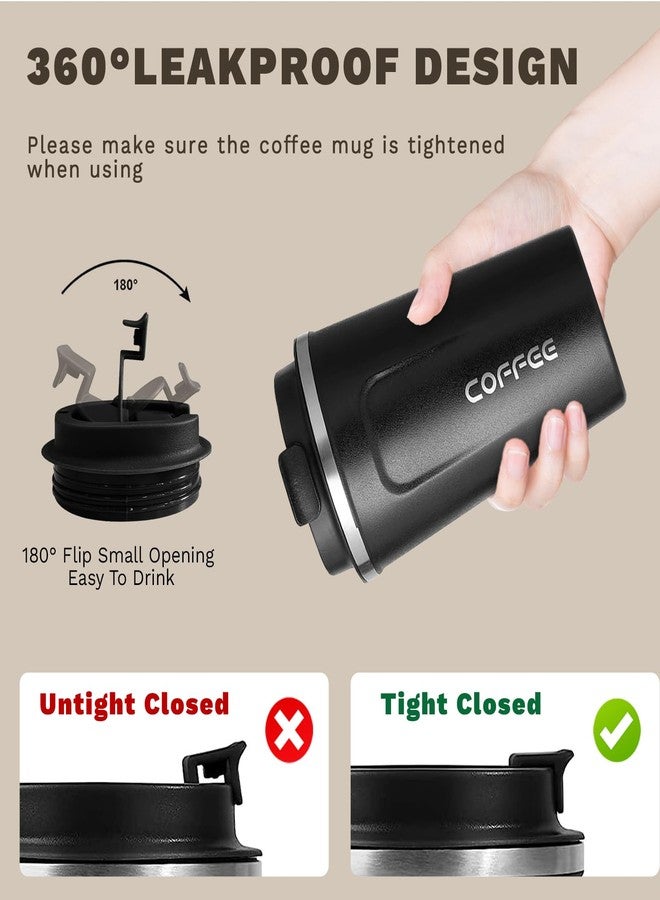 SPLMIFA Travel coffee mugs spill-proof and leak-proof, reusable coffee cups with lids, stainless steel vacuum thermos coffee tumblers,thermal insulation cups for men and women hot & cold drinks - Image 5