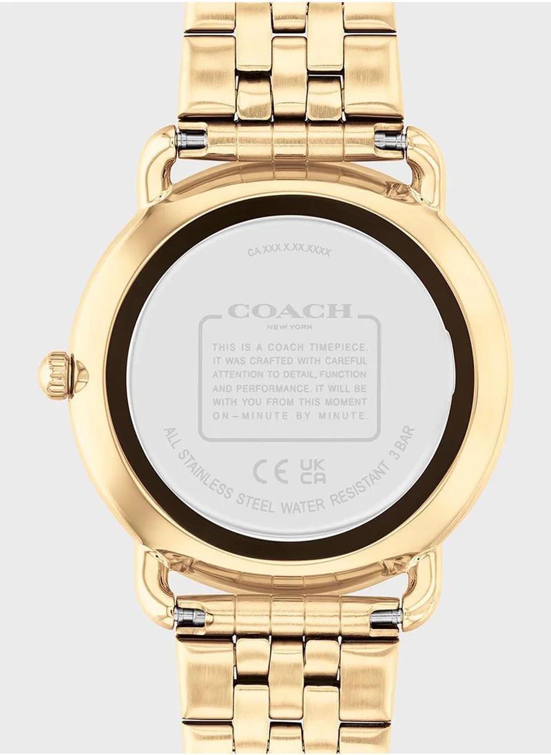 COACH Steel Strap Analog Watch