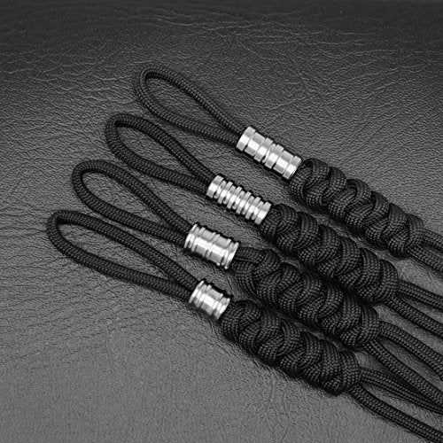 TI-EDC Titanium Lanyard Beads, Long Knife and Zipper Pull Dagger Paracord Beads, Pack of 5 (14mm/0.55”) - Image 5