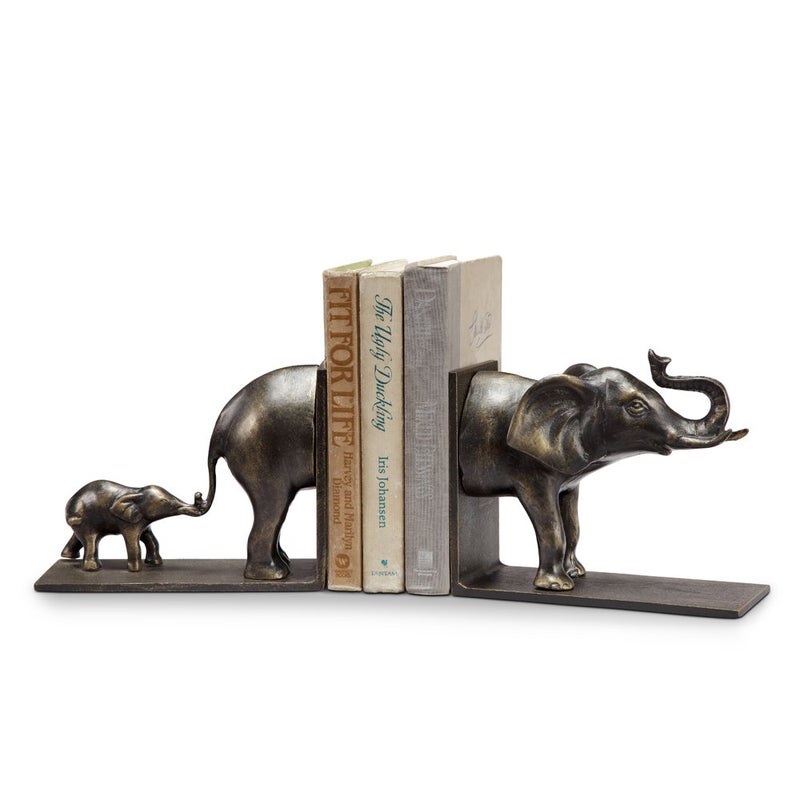 SPI Elephant and Baby Bookends - Image 4