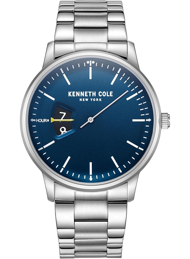 Kenneth Cole Gents Wrist Watch Kcwgh2221101 Silver - Image 1