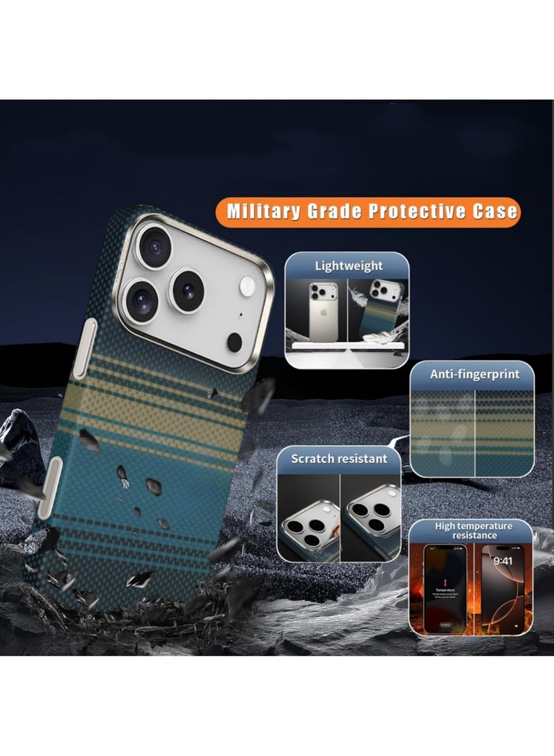 Aookay for iPhone 17 Pro Max Case Compatible with MagSafe, Thin & Light Case with a Caseless Feel, Carbon Fiber Pattern Design - Image 3