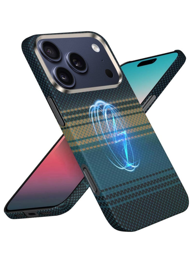 Aookay for iPhone 17 Pro Max Case Compatible with MagSafe, Thin & Light Case with a Caseless Feel, Carbon Fiber Pattern Design - Image 1