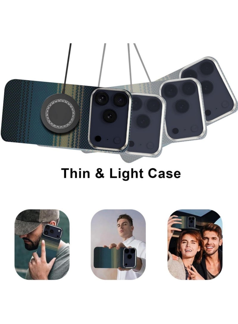 Aookay for iPhone 17 Pro Max Case Compatible with MagSafe, Thin & Light Case with a Caseless Feel, Carbon Fiber Pattern Design - Image 4