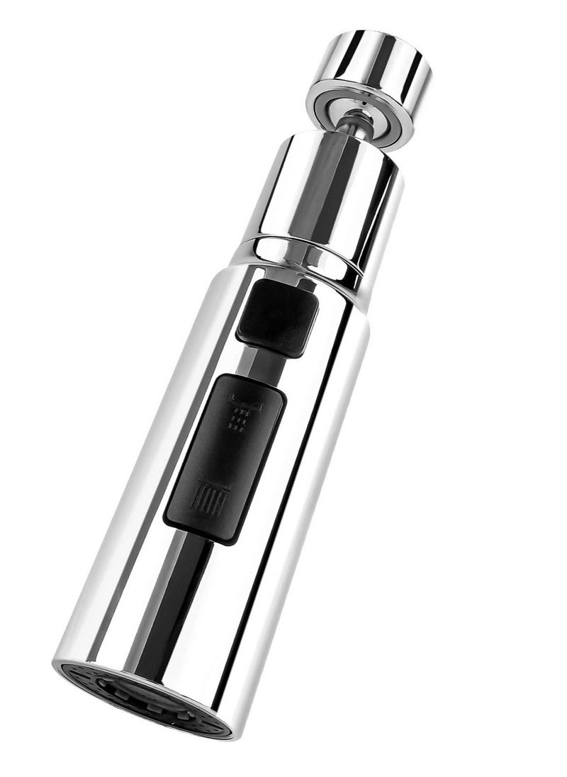 Kitchen Tap Spray Head, Kitchen Sink Tap Spray, 360° Swivel Spout FM22M24, Faucet Extender for Kitchen Sink, 3 Modes Tap Adapter Accessories - Image 1