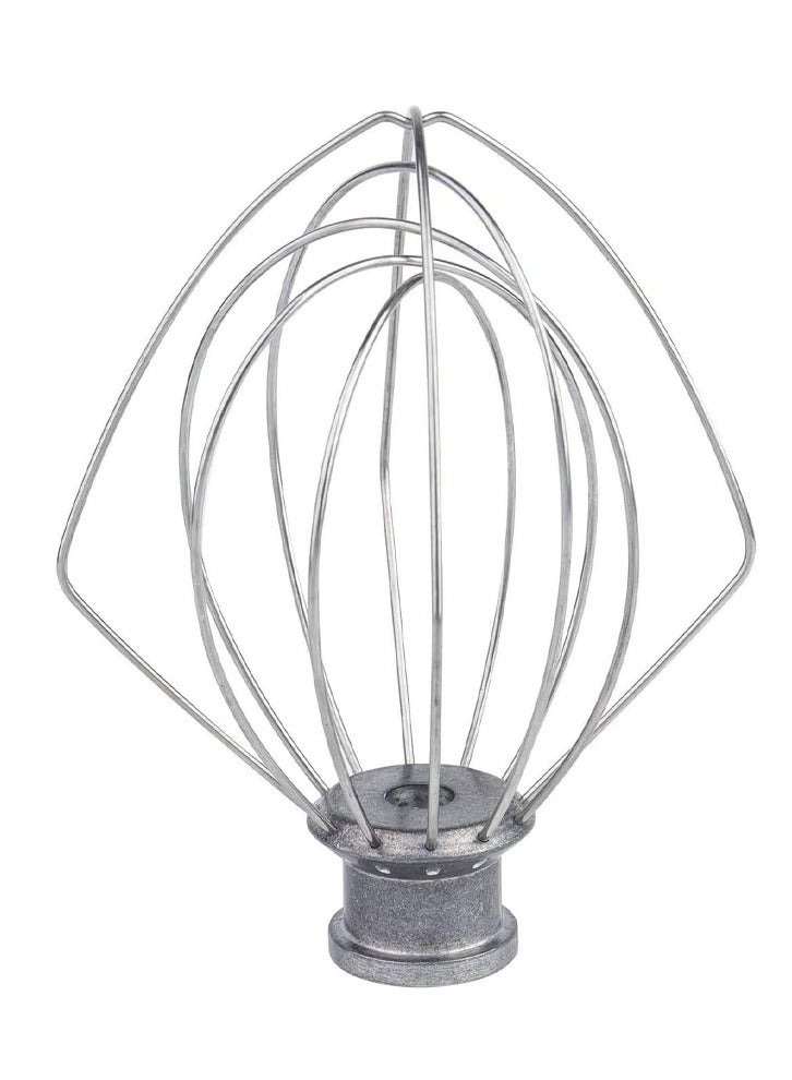 YelaJoy Wire Whip Attachment for Tilt-Head Stand Mixer, Stainless Steel Egg Cream Stirrer, Flour, Cake, Balloon, Whisk (Sliver) - Image 1