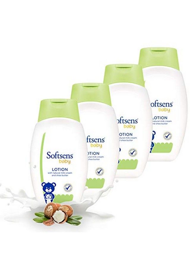 Softsens Baby Nourishing Lotion With Milk Cream & Shea Butter ;No Paraben And Phthalates And No Harmful Chemicals For Baby Skin ( (200Ml X Pack Of 4 Green) - Image 1