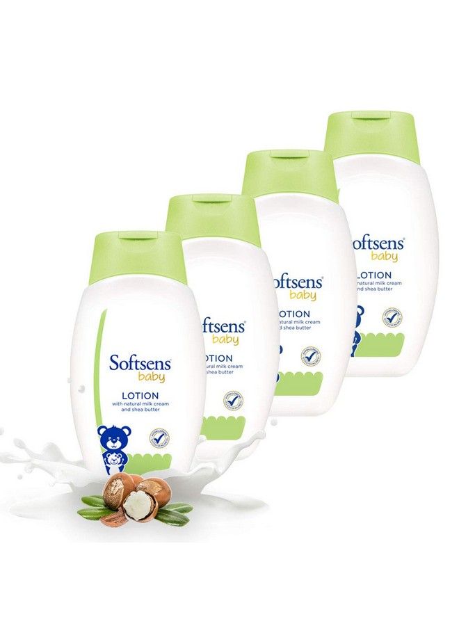 Softsens Baby Nourishing Lotion With Milk Cream & Shea Butter ;No Paraben And Phthalates And No Harmful Chemicals For Baby Skin ( (200Ml X Pack Of 4 Green) - Image 2