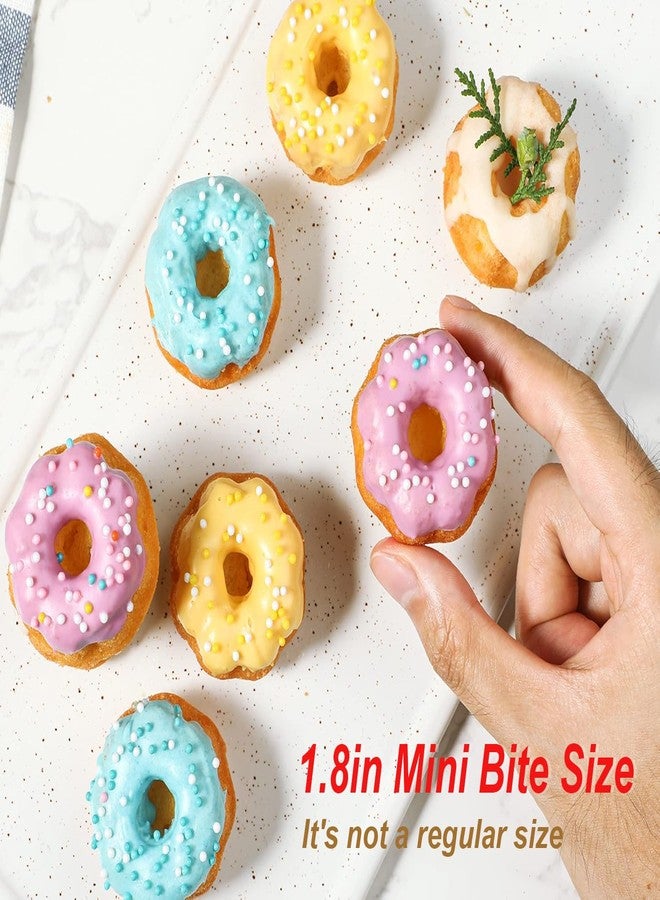 Webake 1.8" Mini Fluted Tube Cake Pan, 24-Cup Non-stick Bite Size Bundtinis Petite Fluted Cake Mold Heavy Gauge Carbon Steel Set of 2 - Image 2