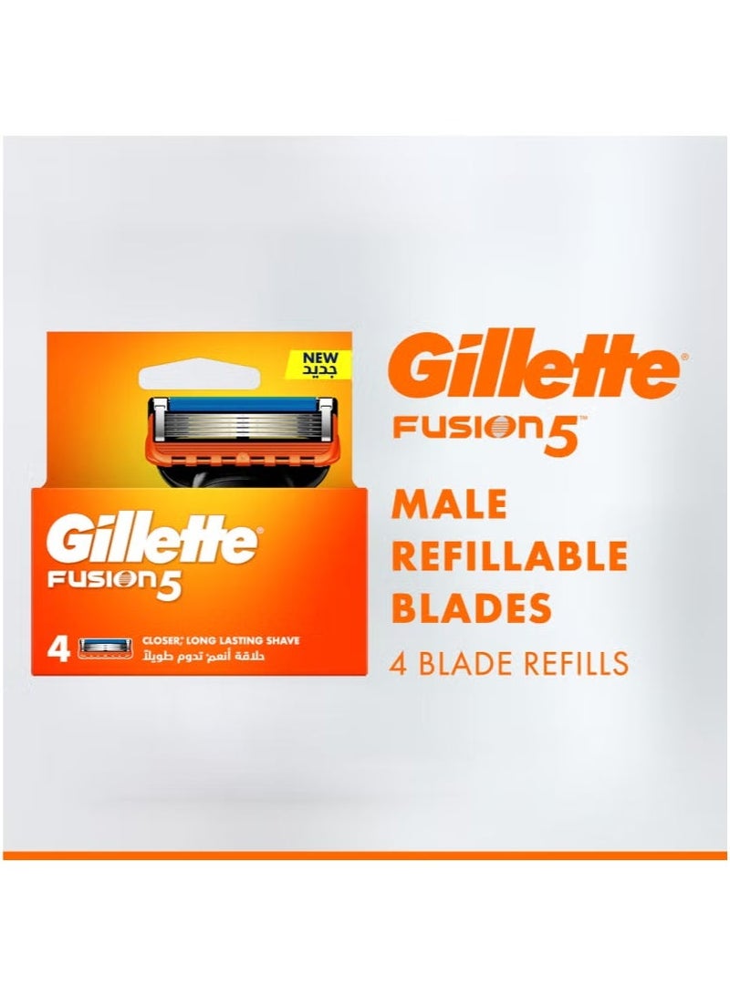 شفرات جيليت فيوجن للرجال x4 - Image 1