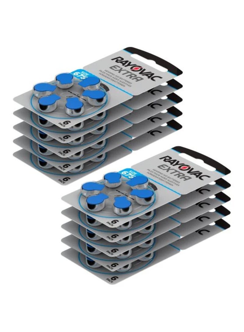 Rayovac Rayovac Extra (Size 675) Hearing Aid Batteries Zinc-Air 0% Mercury - 60 Pieces  - Image 2