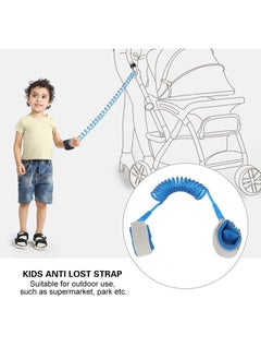 Thoraya 1.5M Baby Kids Anti-lost Strap Safety Lock Child Walking Harness Wrist Leash (Blue)  - Image 5