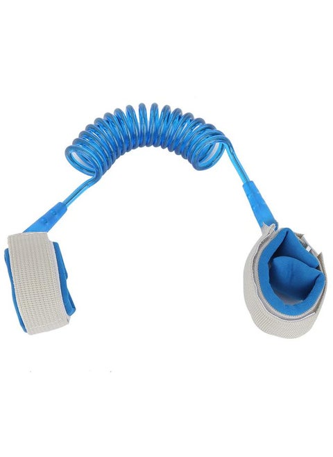 1.5M Baby Kids Anti-lost Strap Safety Lock Child Walking Harness Wrist Leash (Blue)