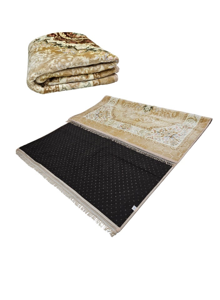 SMART HOME ground seating mat with a 3D pattern for trips, camping, hiking, and land, heritage rug, size 200X300 cm - Image 3