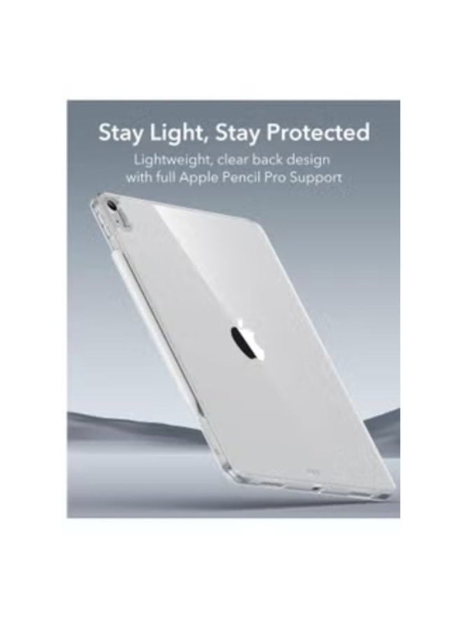 أكاليكس حافظة SmartGrist iPad Air متوافقة مع الجيل السادس مقاس 11 بوصة (2024) والجيل الرابع/الخامس مقاس 10.9 بوصة (2020/2022) باللون الرمادي الفاتح مع خاصية الإيقاظ/السكون التلقائي لخاصية Touch ID - Image 1