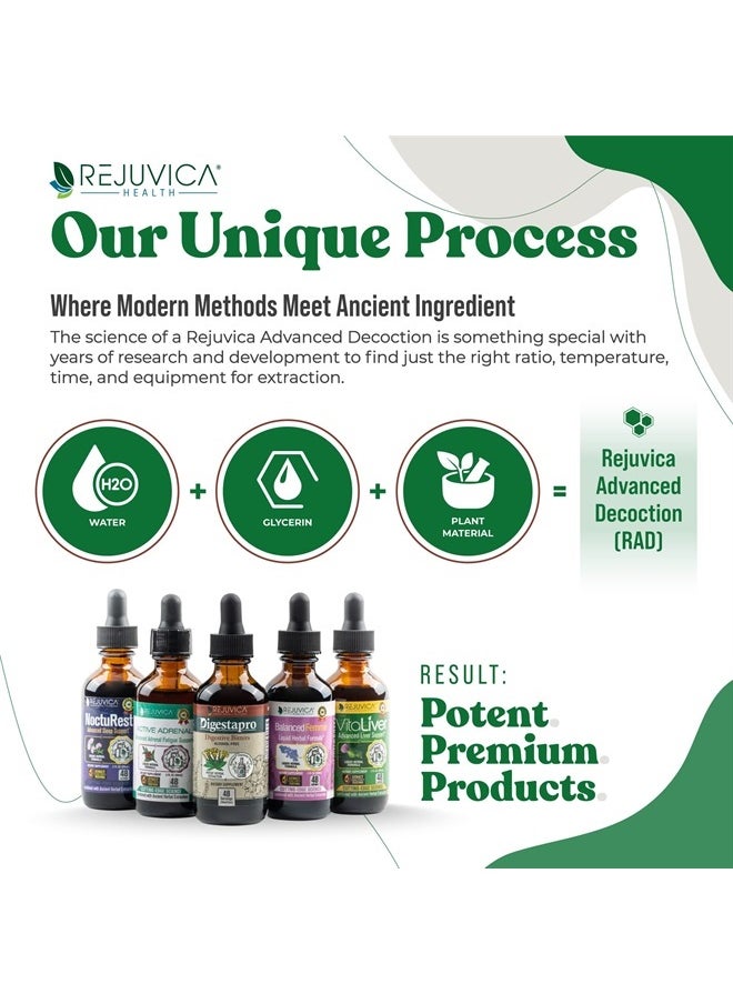 Rejuvica Health DigestaPro - Advanced Digestive Bitters Supplement - Liquid Delivery for Better Absorption - Gentian, Artichoke, Burdock, Chanca Piedra, Ginger & More! …  - Image 4