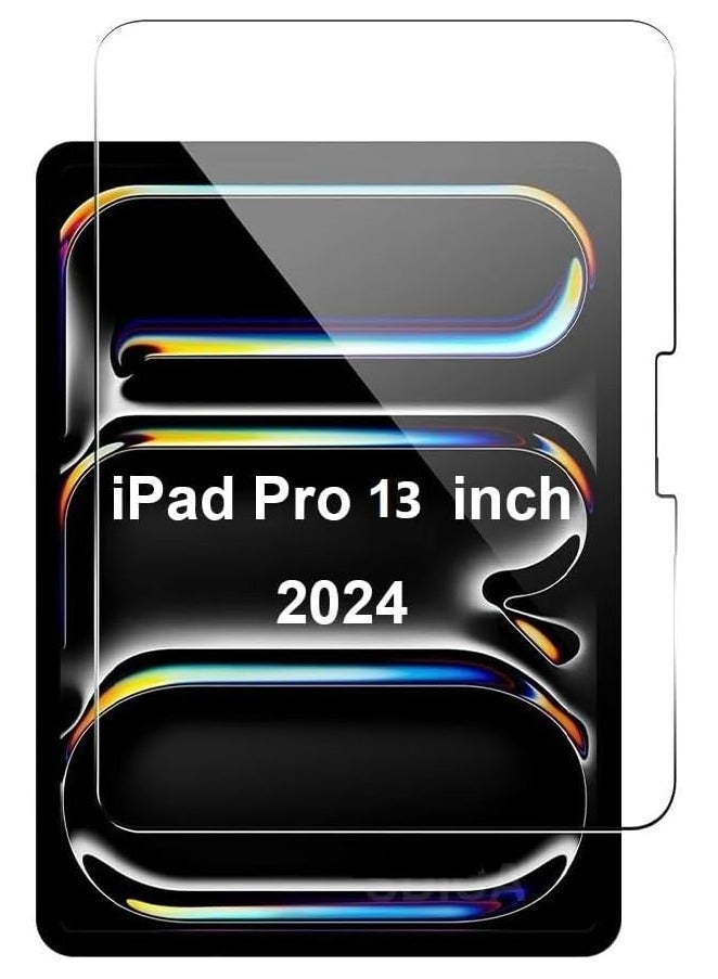 DUSALA Screen Protector for iPad Pro 13-inch 2024 7th Gen 【A2926 A3007】 9H Hardness,Anti-Fingerprint,Anti Scratch Full Screen Coverage Tempered Glass - Image 1