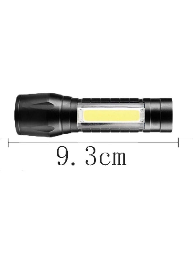 Generic Emergency flashlight Portable USB Rechargeable LED Flashlight Built-In Battery Tactical Torch Flashlights 3 Modes Work Light Emergency Lanterna  - Image 3