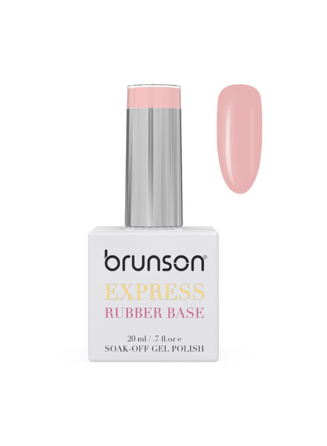 brunson TPO free Rubber Base Gel polish 20ml Soak Off Base Coat for Nail Strengthening Long Lasting Gel Polish Base for Chip Free Shine Brittle Nails UV Rubber base Russian manicure Non Yellowing salon manicure - Image 1
