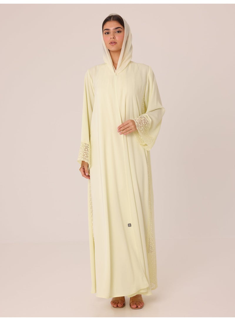 اكسا عباية دانتيل شروق الشمس - Image 5