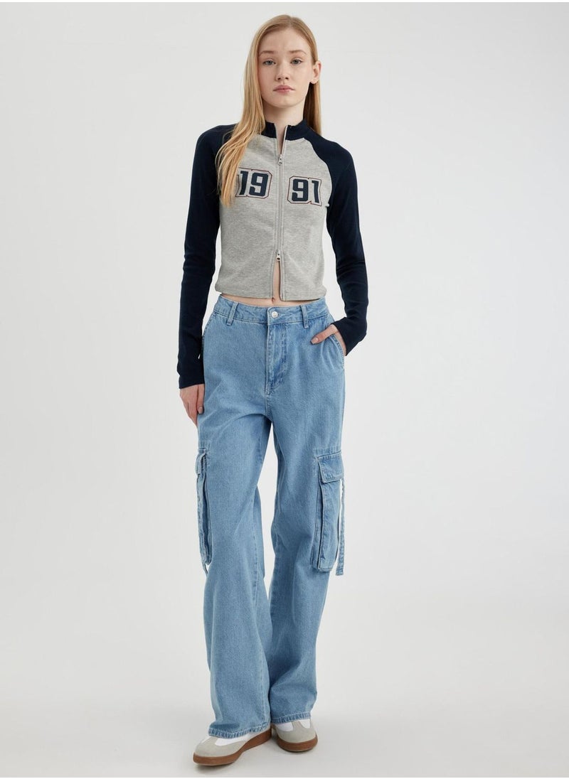DeFacto - Slim Fit Crew Neck Camisole Cardigan - Image 1