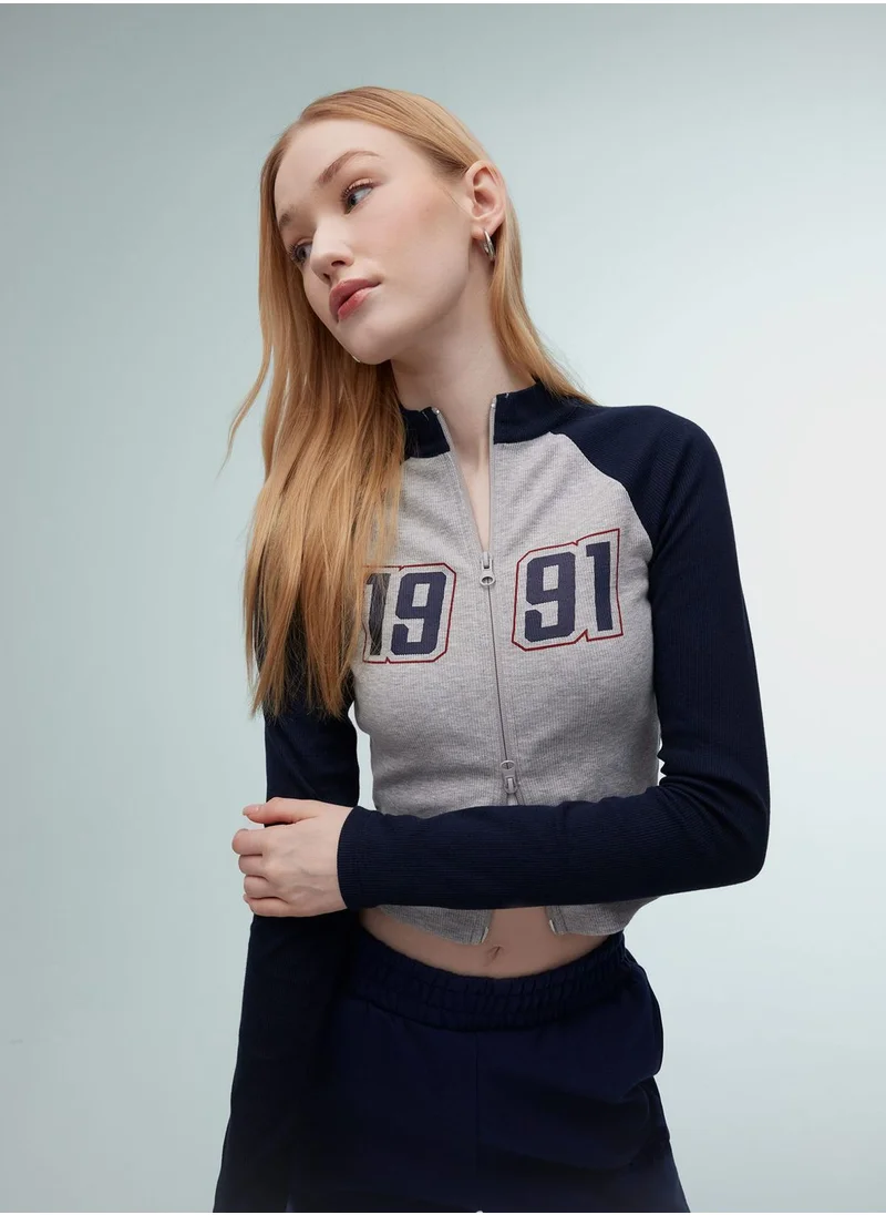 DeFacto Slim Fit Crew Neck Camisole Cardigan