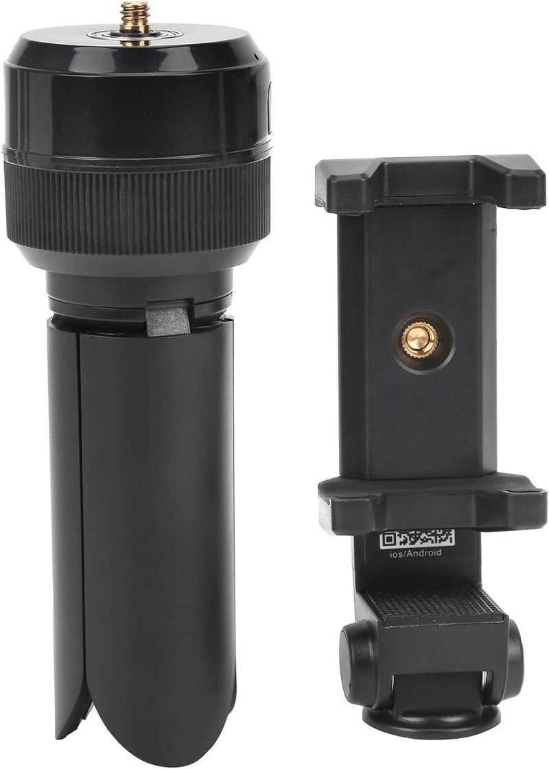 klarako Phone Tripod Lightweight Smart Tripod Stand Automatic Face Recognition 360° Horizontal Rotation Wireless Remote Shutter for Vlog Live Broadcasting - Image 5