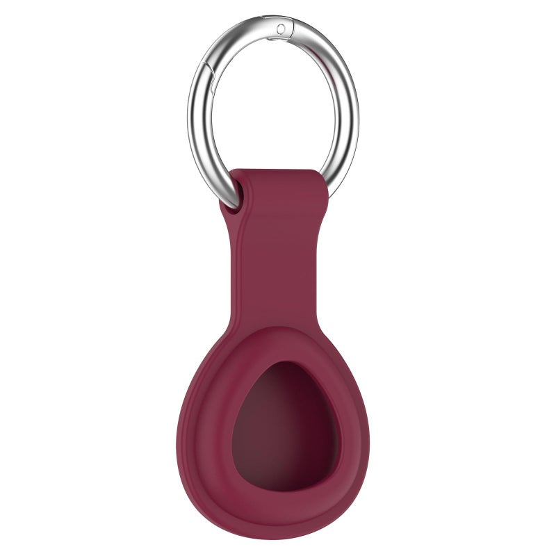 غطاء حامي ضد الصدمات مضاد للضياع بلون النبيذ الأحمر لأجهزة التتبع - Image 2