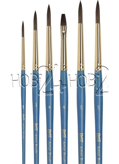 6 Piece Brush Set, Blue Handle - pzsku/ZDBF281FCFF07DB643A2AZ/45/_/1730542624/d6925934-f779-4f29-828f-5060ce1e255c