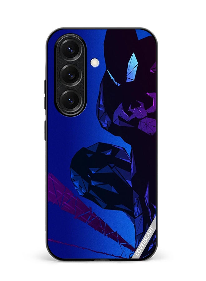 COVERSCART Protective Case Cover For Samsung Galaxy S25 Black Spiderman Design Multicolour