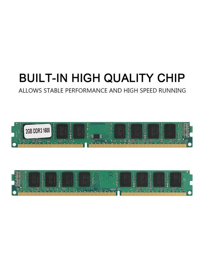 Thoraya - High Quality 240Pin DDR3 2GB 1600MHz Large Capacity PC12800 Memory Ram for PC - Image 1