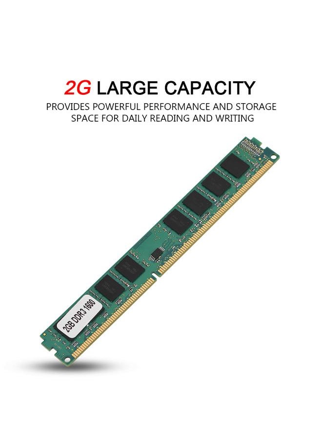 Thoraya - High Quality 240Pin DDR3 2GB 1600MHz Large Capacity PC12800 Memory Ram for PC - Image 1