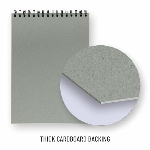 Anupam Ultra Artist Book A3 | Wiro Binding Notebook | Durable Acid Free Cartridge Paper 200Gsm (25 Sheets, 50 Pages) | Ideal for Kids, Beginners, Artists & Professionals - Image 3
