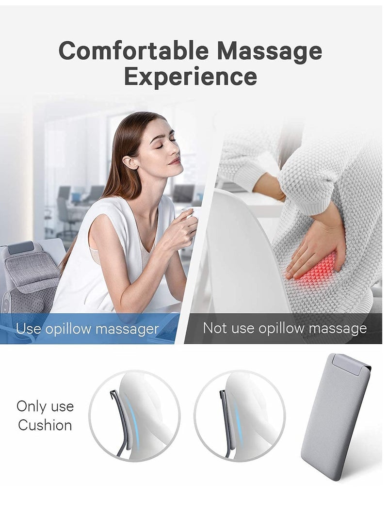 SYOSI Shiatsu Massager Back and Neck Massage, Pillow Heat Deep Tissue Kneading Massages for Lower and Upper Back, Shoulders, Calf Massager for Chair Office Home - Image 4