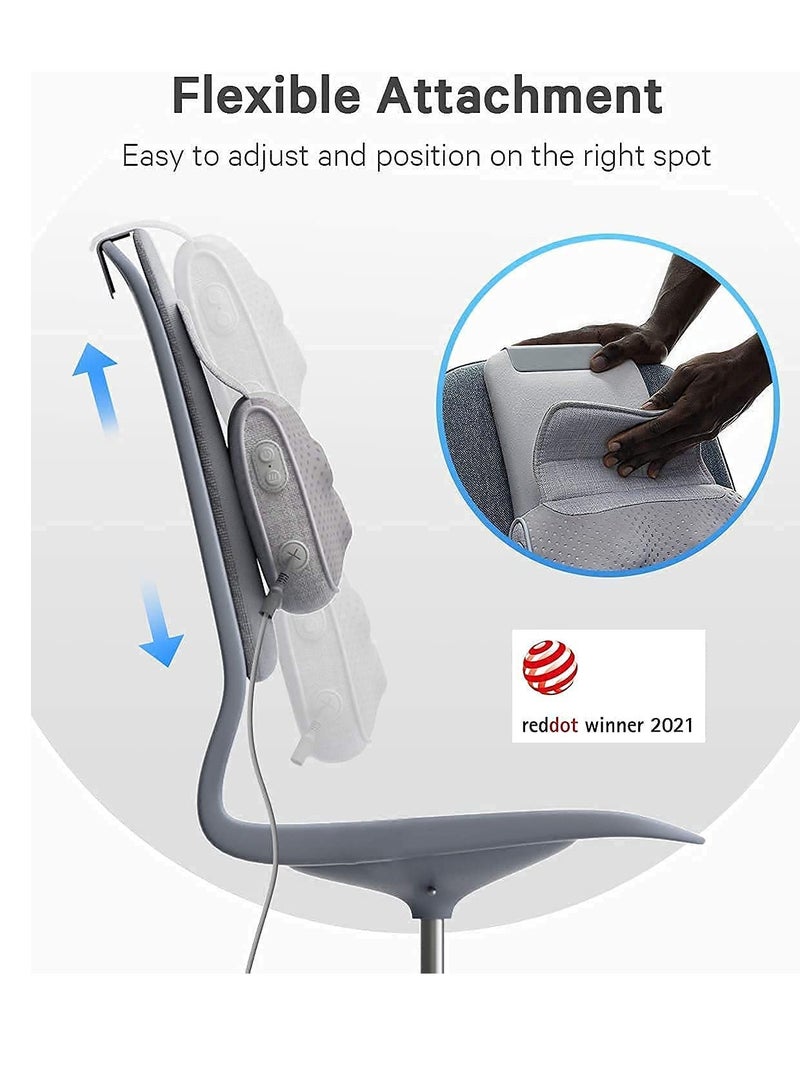 SYOSI Shiatsu Massager Back and Neck Massage, Pillow Heat Deep Tissue Kneading Massages for Lower and Upper Back, Shoulders, Calf Massager for Chair Office Home - Image 2