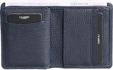 Guard Dustin Navy Blue Leather Men's Wallet  - Image 3