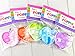 Wondrus Holiday Gifts Exchange Cards for Classroom Kids 28 Pcs Heart Pop Fidget Toys with Keychains for Preschool ToddlersNon Candy Party Favors Goodie Bag Stuffers for Kindergarten Boys Girls - Image 2