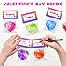 Wondrus Holiday Gifts Exchange Cards for Classroom Kids 28 Pcs Heart Pop Fidget Toys with Keychains for Preschool ToddlersNon Candy Party Favors Goodie Bag Stuffers for Kindergarten Boys Girls - Image 4