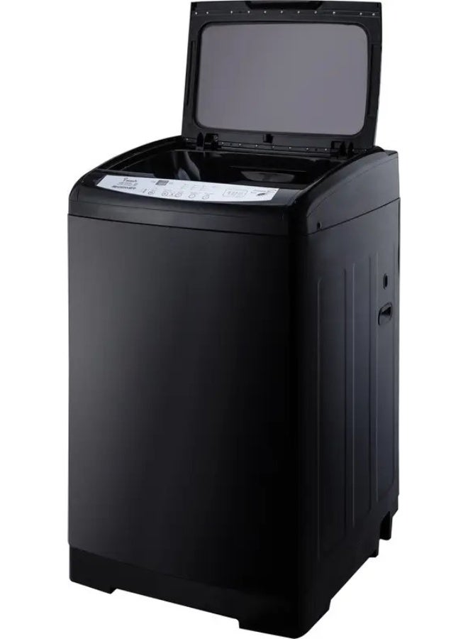 Unionaire UW130TPL-A2MBK Top Loading Automatic Washing Machine, 13 kg, Digital - Black - Image 3