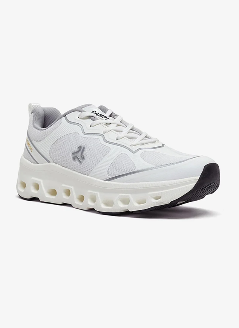 كامبس Men Crunk Marathon Cushion Lace-Up Running Shoes-White