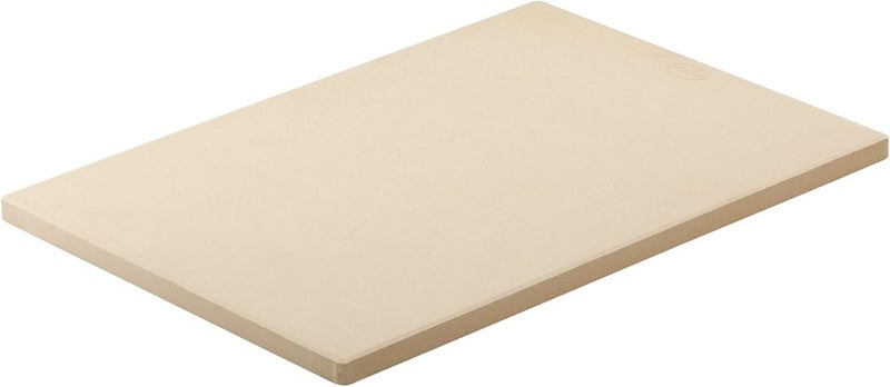 RÖSLE Rectangular Pizza Stone Cordierite for Pizza, Tarte Flambée, Bread, etc. on Grill or in Oven, 42 x 30 cm Repeated use trusted quality - Image 1