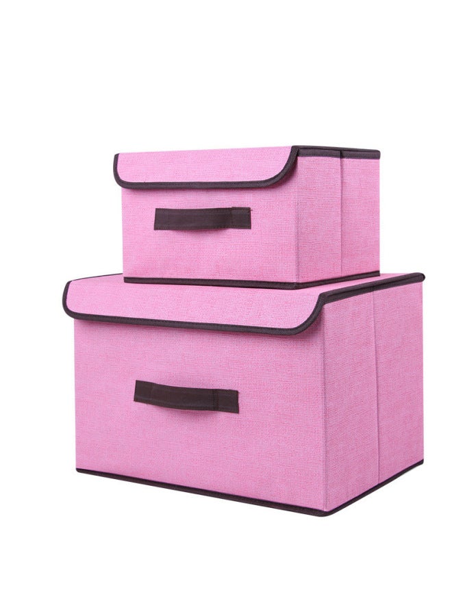 Foldable Fabric Storage Box Clothing Dustproof Storage Box With Lid Storage Box Sundries Storage Box - Image 1