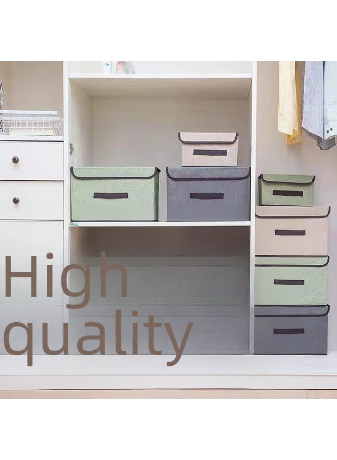 Foldable Fabric Storage Box Clothing Dustproof Storage Box With Lid Storage Box Sundries Storage Box - Image 3