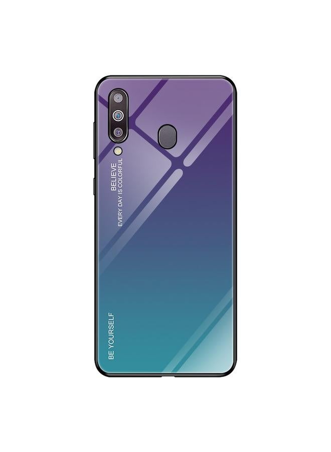 S-TOP Case For Galaxy M30 Gradient Color Glass Case - Image 1